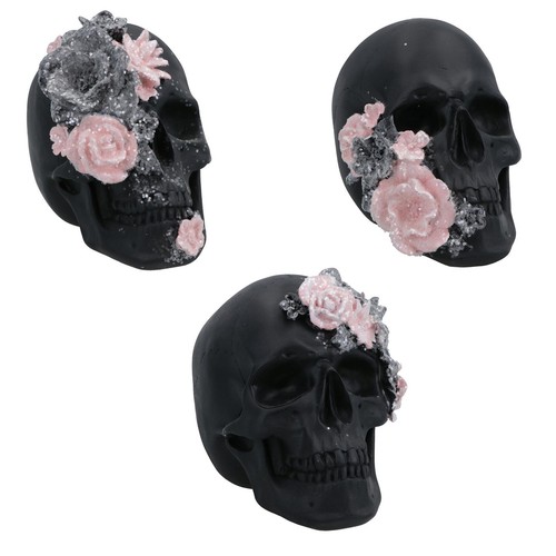 Floral skulls ornament set - ornament, of