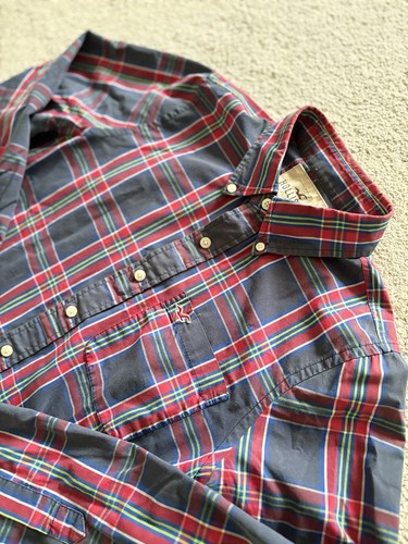 Hollister mens check - mens, shirt