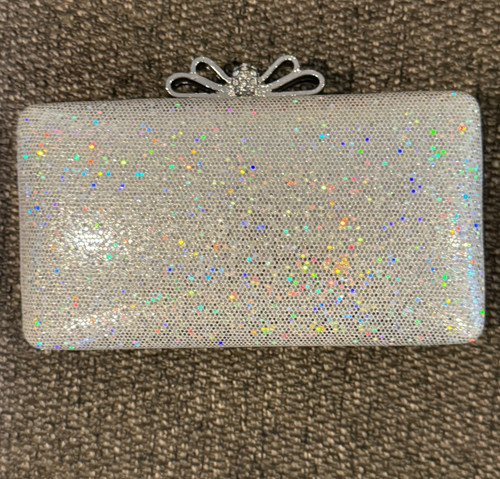 Regale silver evening bag - le,