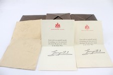 Three WW1 Death Plaque Card Holders, Two Palace Letters & Plaque Envelopes 