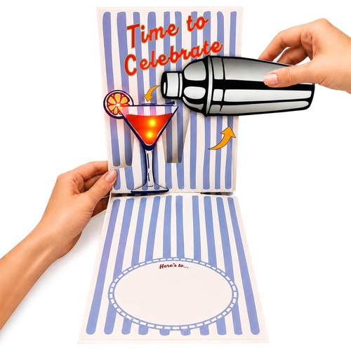 Funny cocktail shaker cards - cocktail,