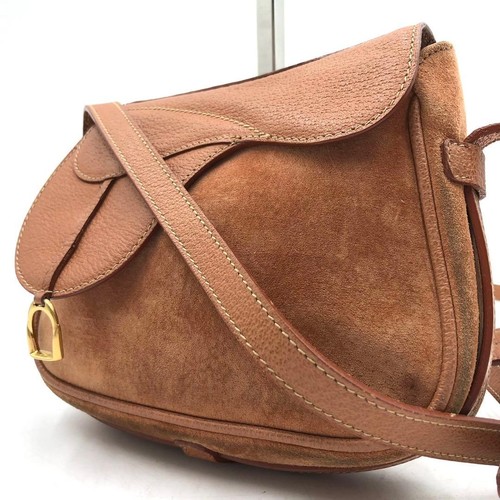 Gucci vintage saddle - saddle, suede