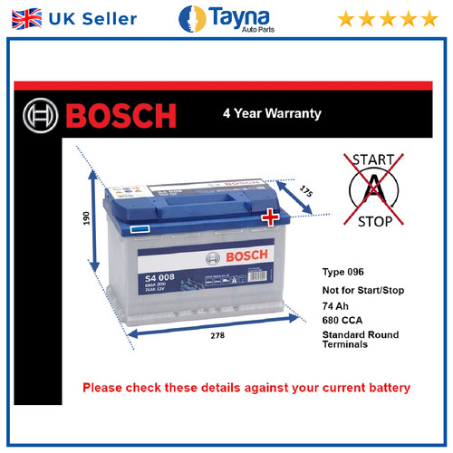 Car battery s4008 - battery,