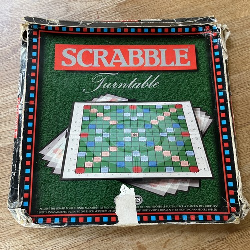 Scrabble black turntable - scrabble,