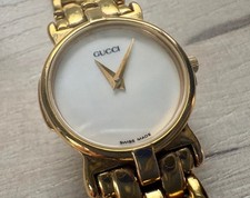Womens Gucci 3400L Gold Tone