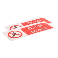  2 Pcs Security Stickers Available Unavailable Office Door Sign Adt Signs