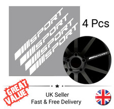 4x Silver Stickers SPORT