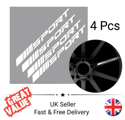 Silver stickers sport - 4x,