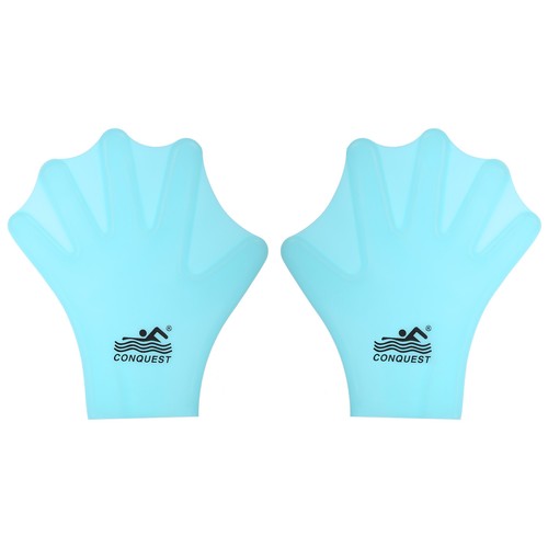 Silicone swimming gloves - silicone,