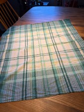 Vintage Retro Tablecloth Green
