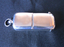 Solid Silver Victorian Duel Vesta Case/Sovereign Holder Date 1898 By J R Ltd.