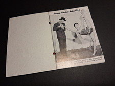 1960 March Hamburg programme VARIETÉ HANSA THEATRE circus acts