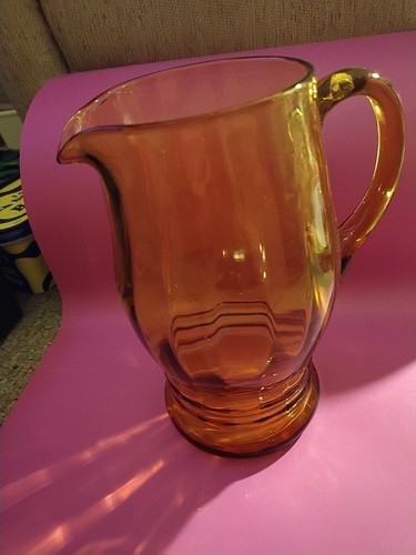 Vintage amber coloured glass - vintage,