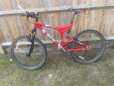 GT I-Drive Comp Full Suspension Mountain Bike in red 27 gears 26” wheels M frame