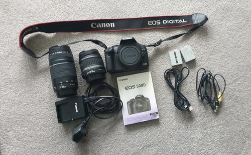 Canon eos 500d plus lenses - eos,
