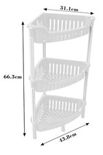 3 Tier Corner Shower Plastic