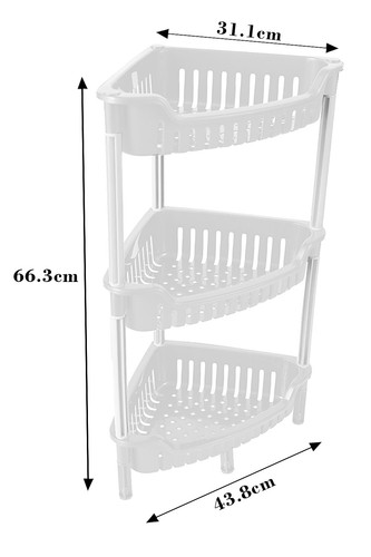 Tier corner shower plastic - corner,