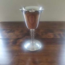 Silver plate goblet by pinder