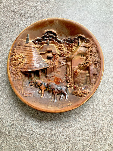 Vintage usher chalkware - vintage, ew