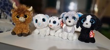 ty teddies four dogs and a bull