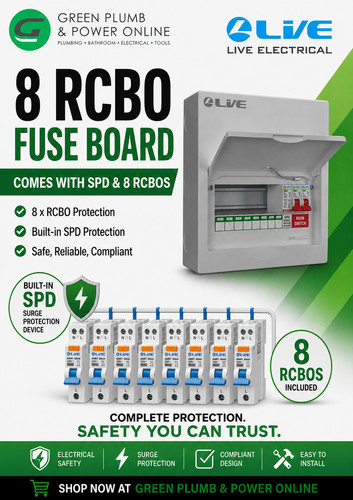 Live electrical 8way - spd, surge