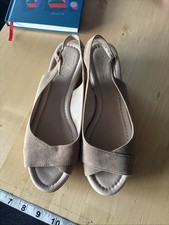 M&S Footglove Beige Wedge