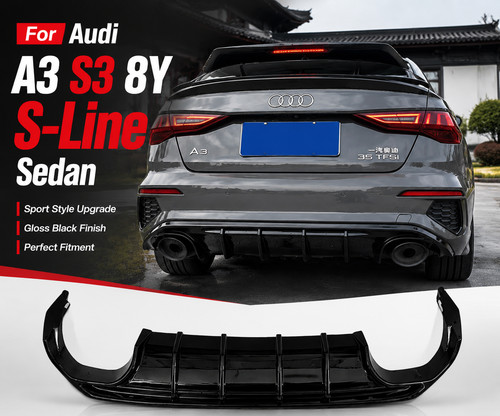Line rear bumper diffuser - rear,