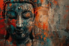 Buddha Canvas Picture Print