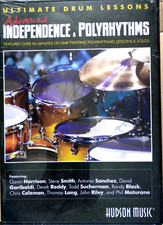 Ultimate Drum Lessons Advanced Independence And Polyrhythms Tutorial DVD NEW!