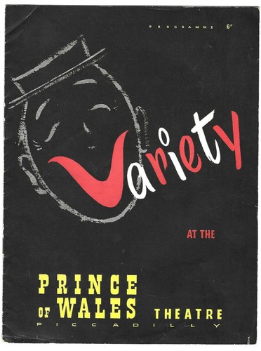 1956 variety theatre - 1956, programme