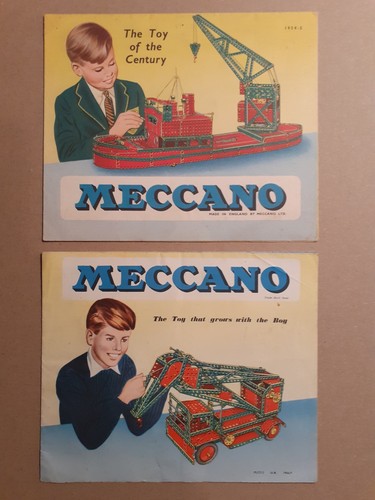 Meccano 1950s catalogues - meccano,