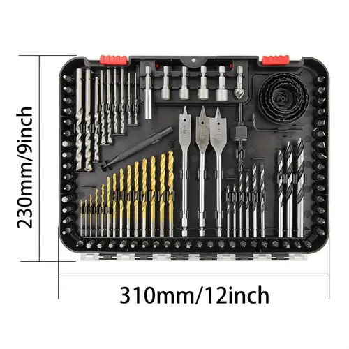 Drill bit set 100 piece - drill,