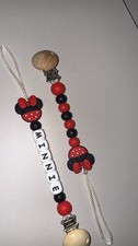 Minnie Mouse Dummy Clip Red