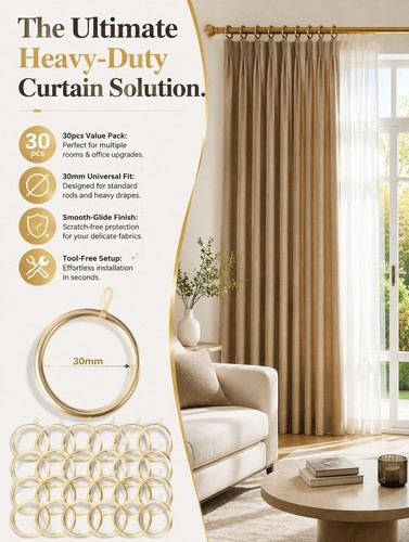 Pcs curtain rings - pcs, with