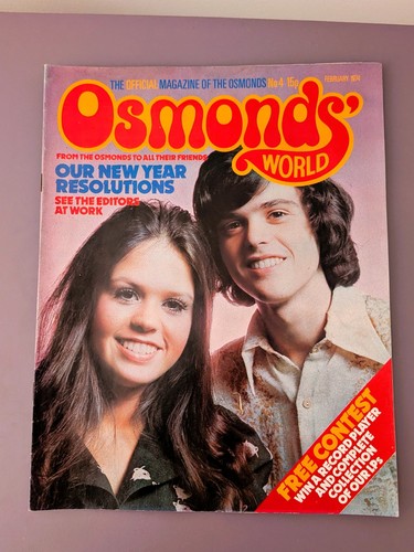 The osmonds world magazine - world,