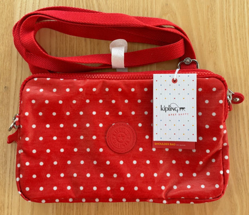 Bnwt kipling pink red white - bnwt,