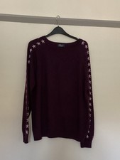 Ladies Luella purple jumper size Large