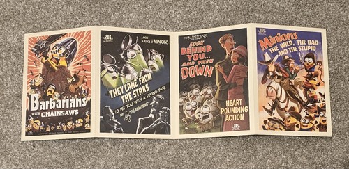 Minions monsters postcards - minions, &monsters