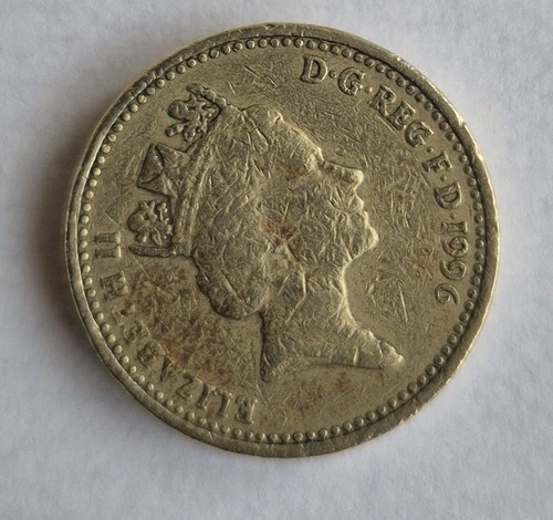 Rare 1996 british one pound - one,