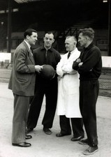 Chelsea Manager Ted Drake left