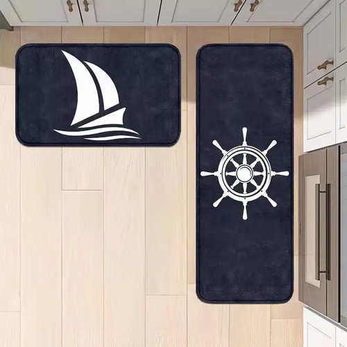 Nautical sailboat anchor - anchor, mat