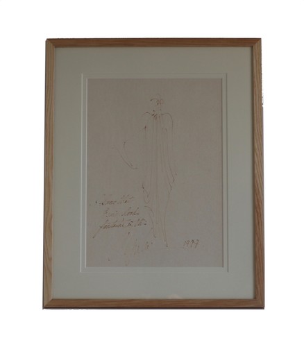 Faded lady pencil sketch art - sketch,