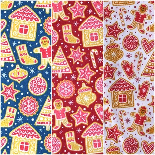 Polycotton fabric christmas - polycotton,