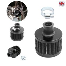 12mm Round Oil Air Filter Intake Vent Valve Cover Breather Fuel Crankcase Filter
