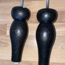 Pair 17cm heal black bed - 17cm,