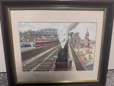 Mumbles Railway watercolour