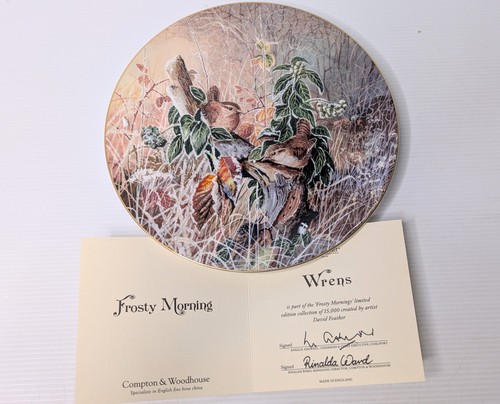 Coalport wrens frosty - wrens,