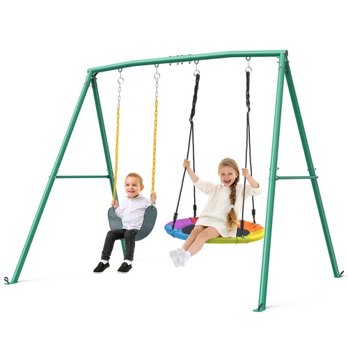 440lb in1 metal swing - metal, set