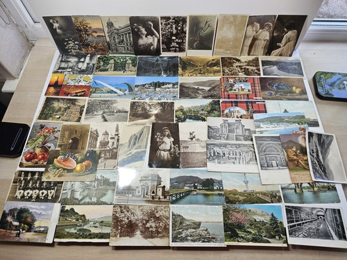 Vintage postcard bundle black - postcard,