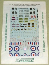 Xtradecal Decals X017-48 DH Vampire FB.5 FB.9 decal in 1:48 Scale